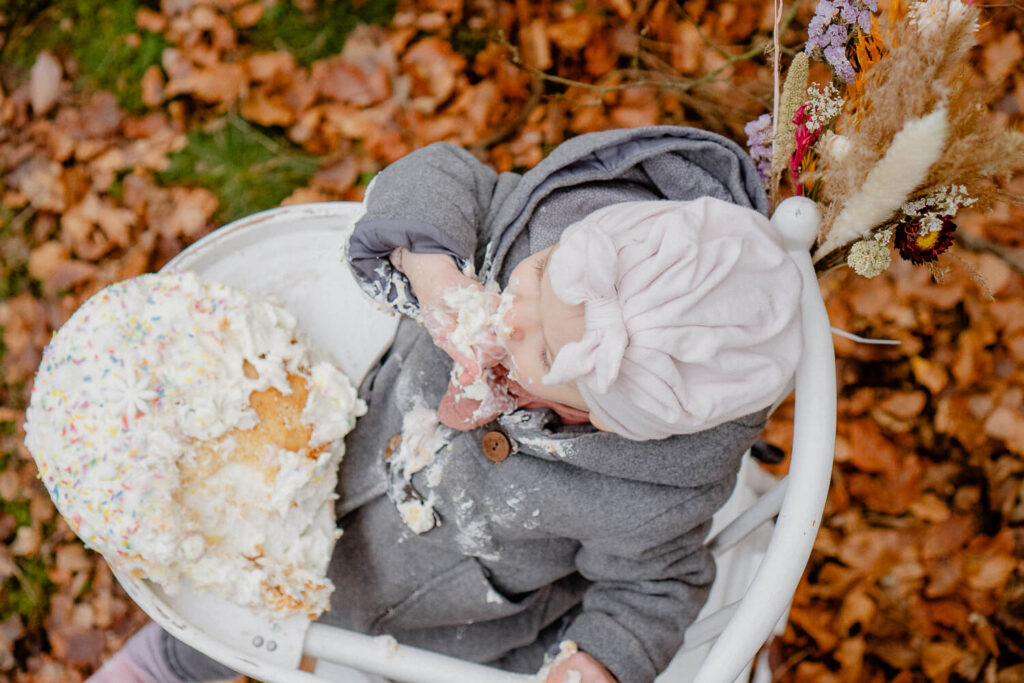 Fotograf-Judith-fotografiert-Baby-Buchholz in der Nordheide-Cakesmash-Smashcake-Winter